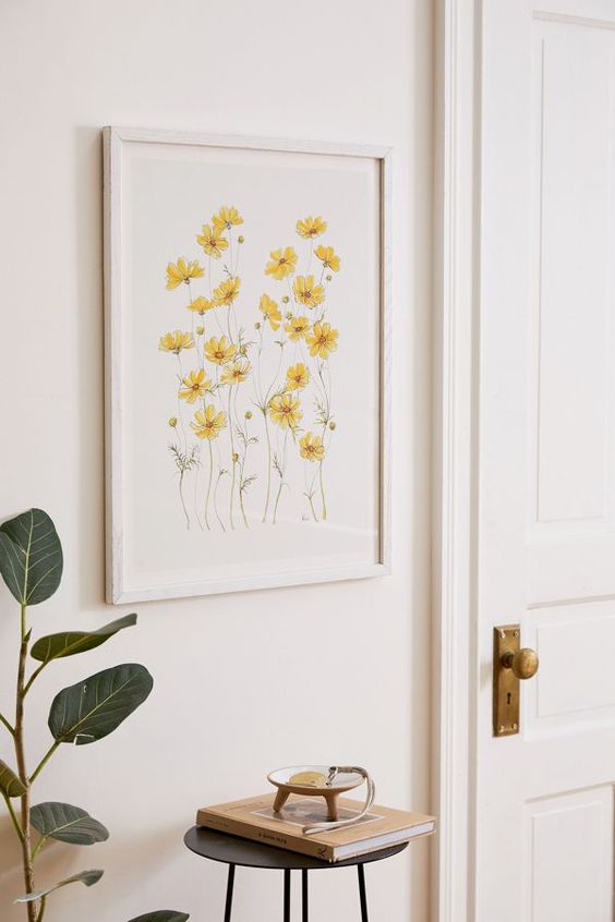 Jessica Hanselmann Yellow Flowers | Covetboard