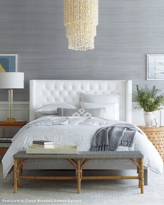 Tall Broderick Tufted Bed | Covetboard