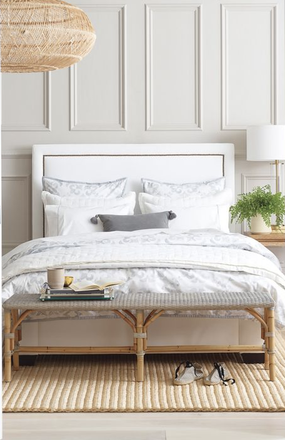 Octavia Bed with Nailheads | Covetboard