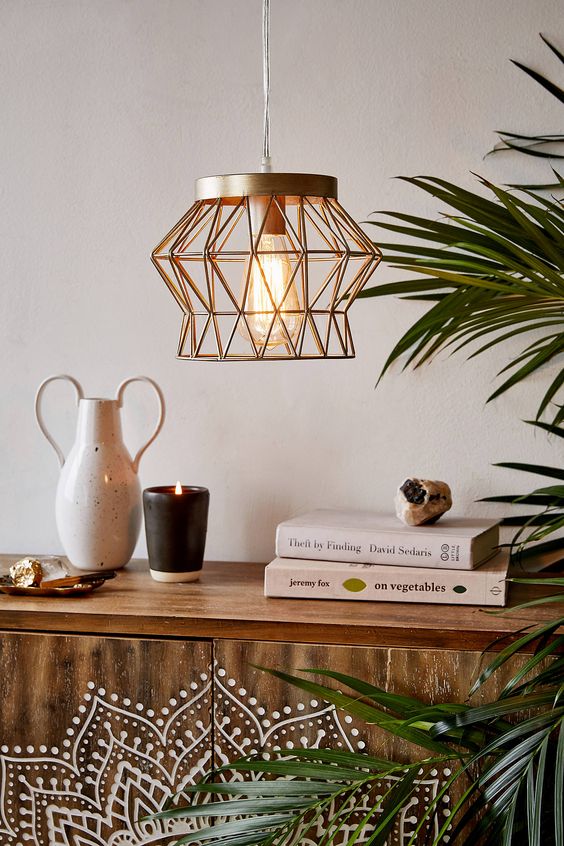 Talia Caged Pendant Light | Covetboard