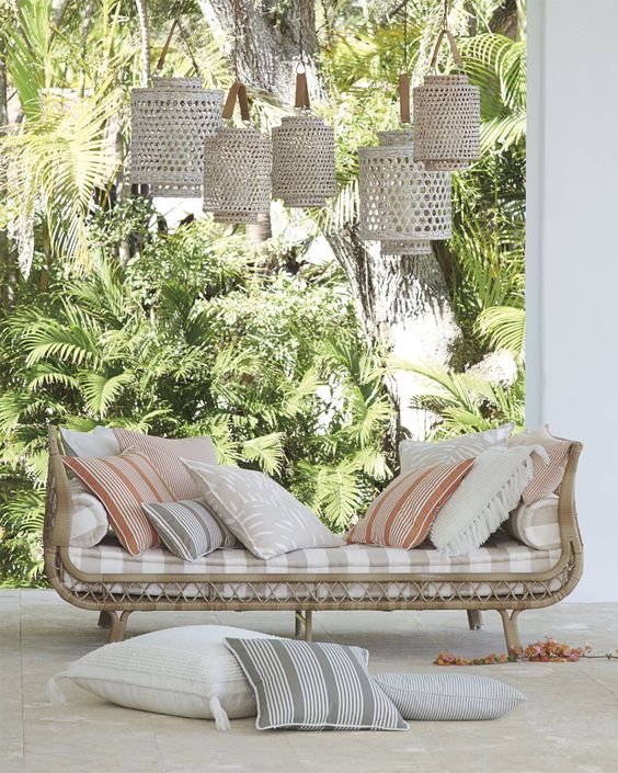 Whitewashed Rattan Hurricane | Covetboard