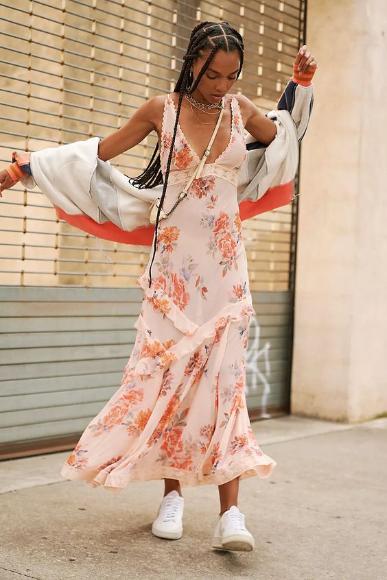 Stay Awhile Maxi Slip | Free People | Covetboard