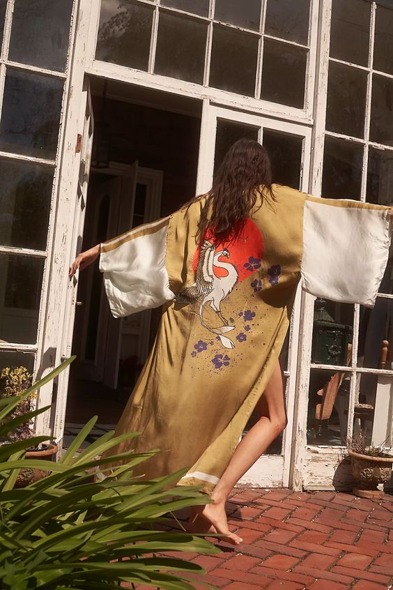 Rising Sun Maxi Kimono | Free People | Covetboard Bohemian Fashion